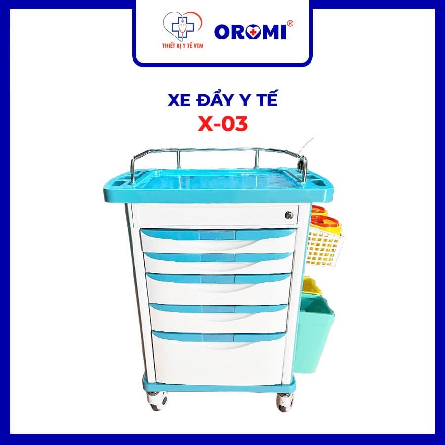 Xe đẩy y tế Oromi X-03 Model JD-FD03 - X-03