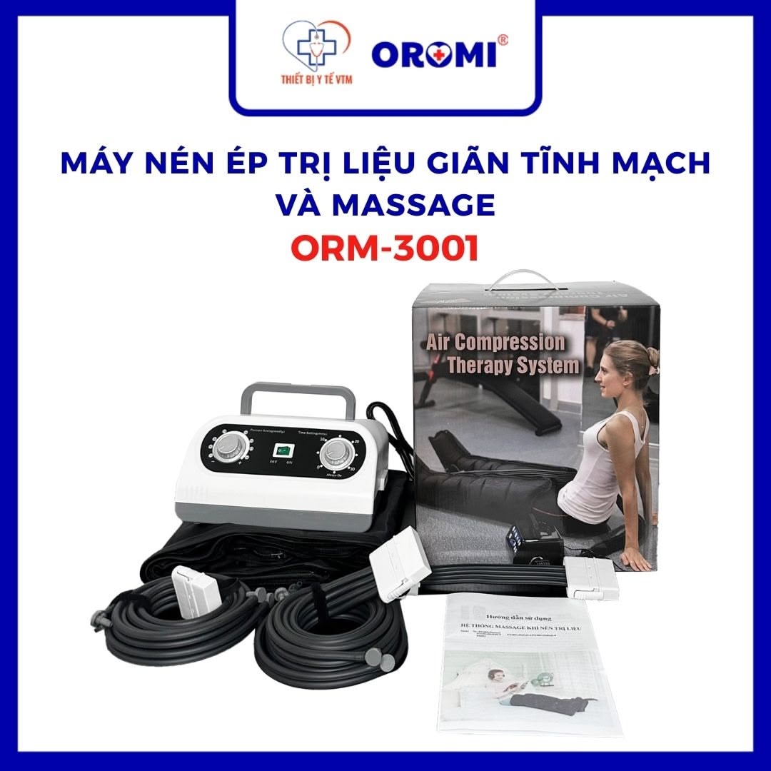 Máy nén ép trị liệu giãn tĩnh mạch và massage chân Oromi ORM-3001 - ORM-3001