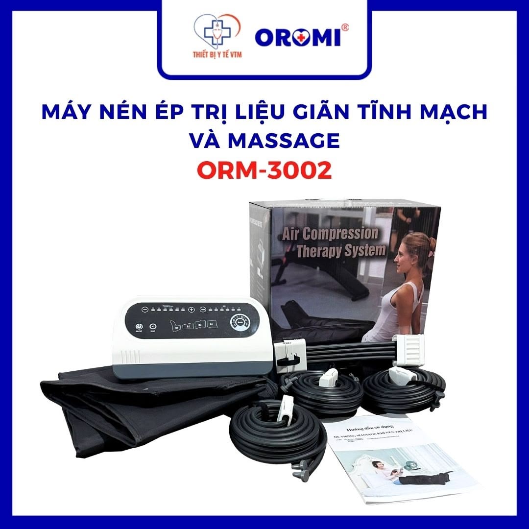 Máy nén ép trị liệu giãn tĩnh mạch và massage tay chân Oromi ORM-3002 - ORM-3002